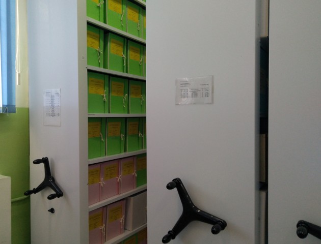 Мобильные стеллажи для архива